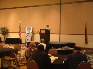 Hondros College of Business President Tina Lapp speaks at the 2014 REEA Conference
