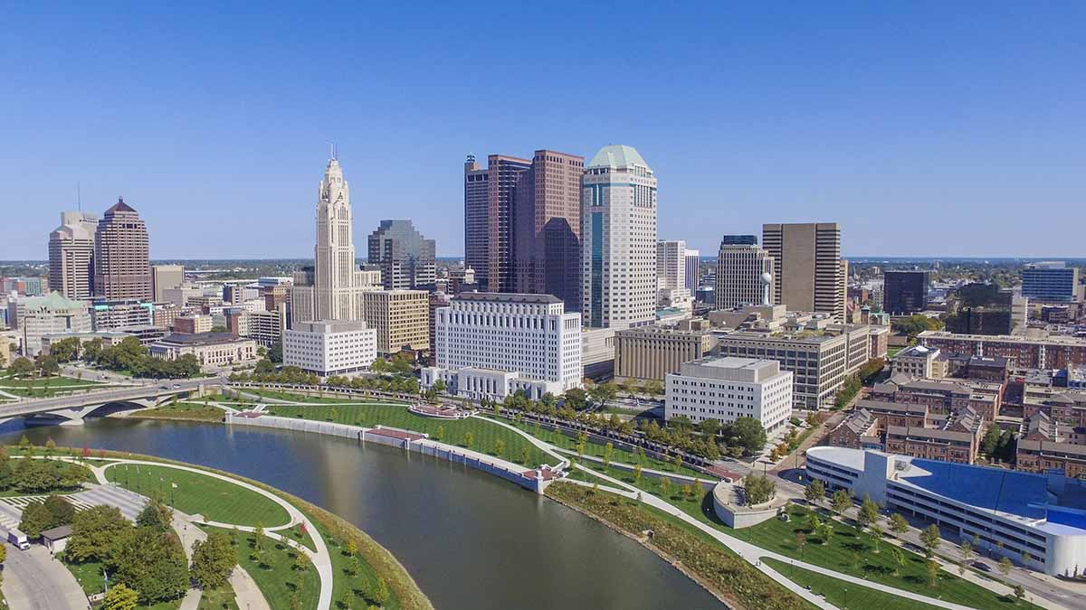 View of downtown Columbus, OH – hot real estate market